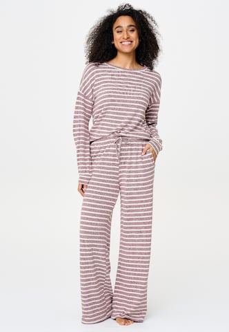 LingaDore Pyjama in Rot: Vorderseite