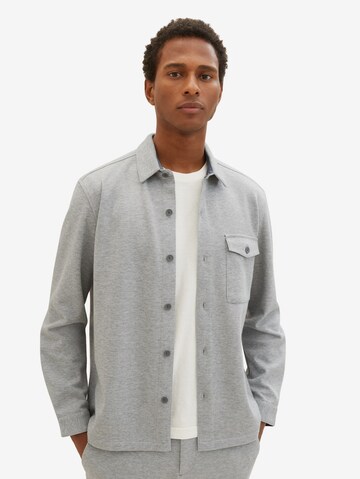 Coupe regular Chemise TOM TAILOR en gris