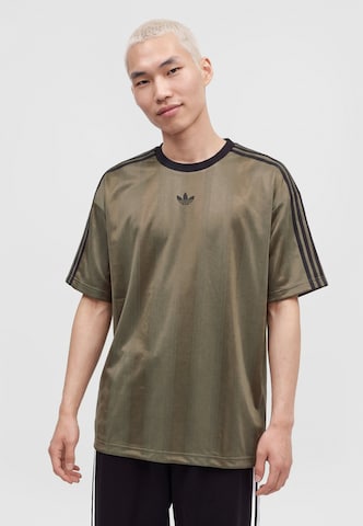 ADIDAS ORIGINALS Shirt 'Adicolor' in Brown: front