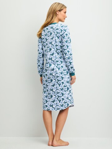 Camicia da notte 'Midnight Flowers' di CALIDA in grigio