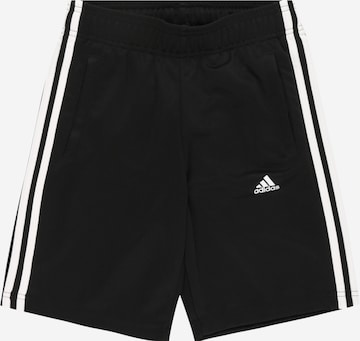 ADIDAS SPORTSWEAR Regular Sports trousers 'Designed To Move 3-Stripes' in Black: front