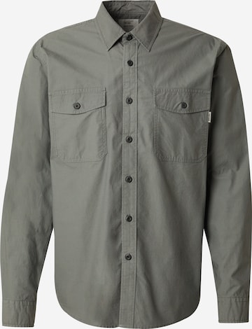 Vintage Industries Klasický střih Košile 'Boston' – šedá: přední strana