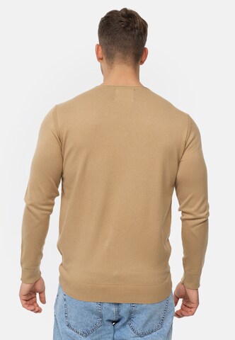 INDICODE JEANS Sweater 'Gamal' in Brown
