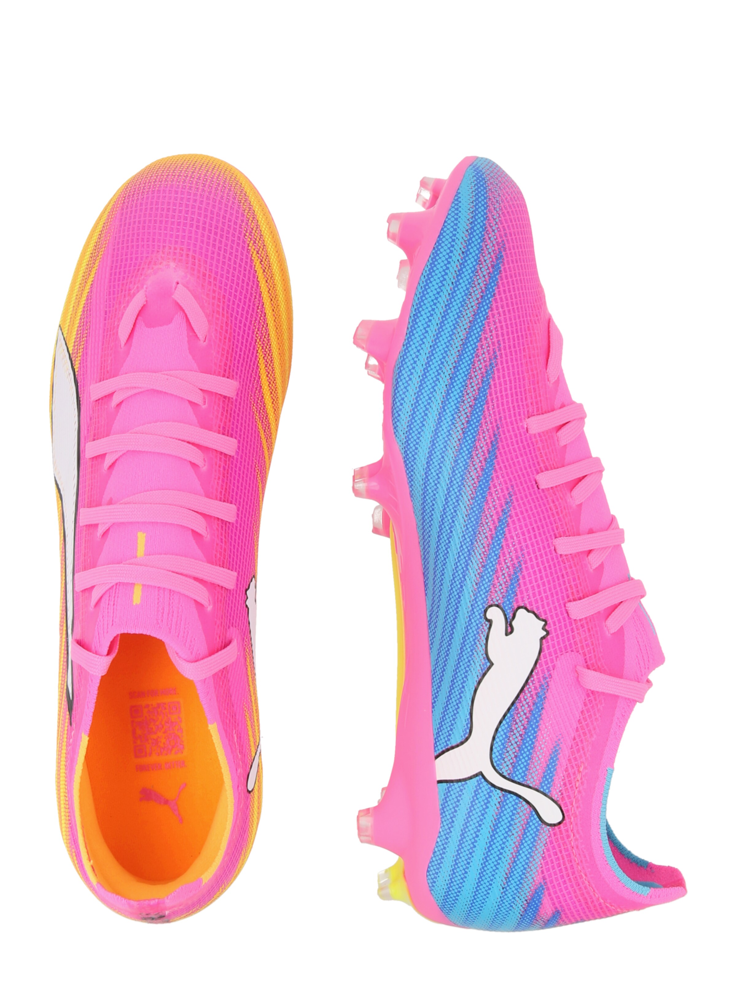 Chaussure de foot 'Ultra 6 Match' PUMA en rose
