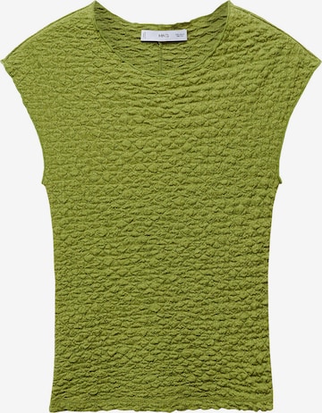 T-shirt 'MERINGUE' MANGO en vert : devant