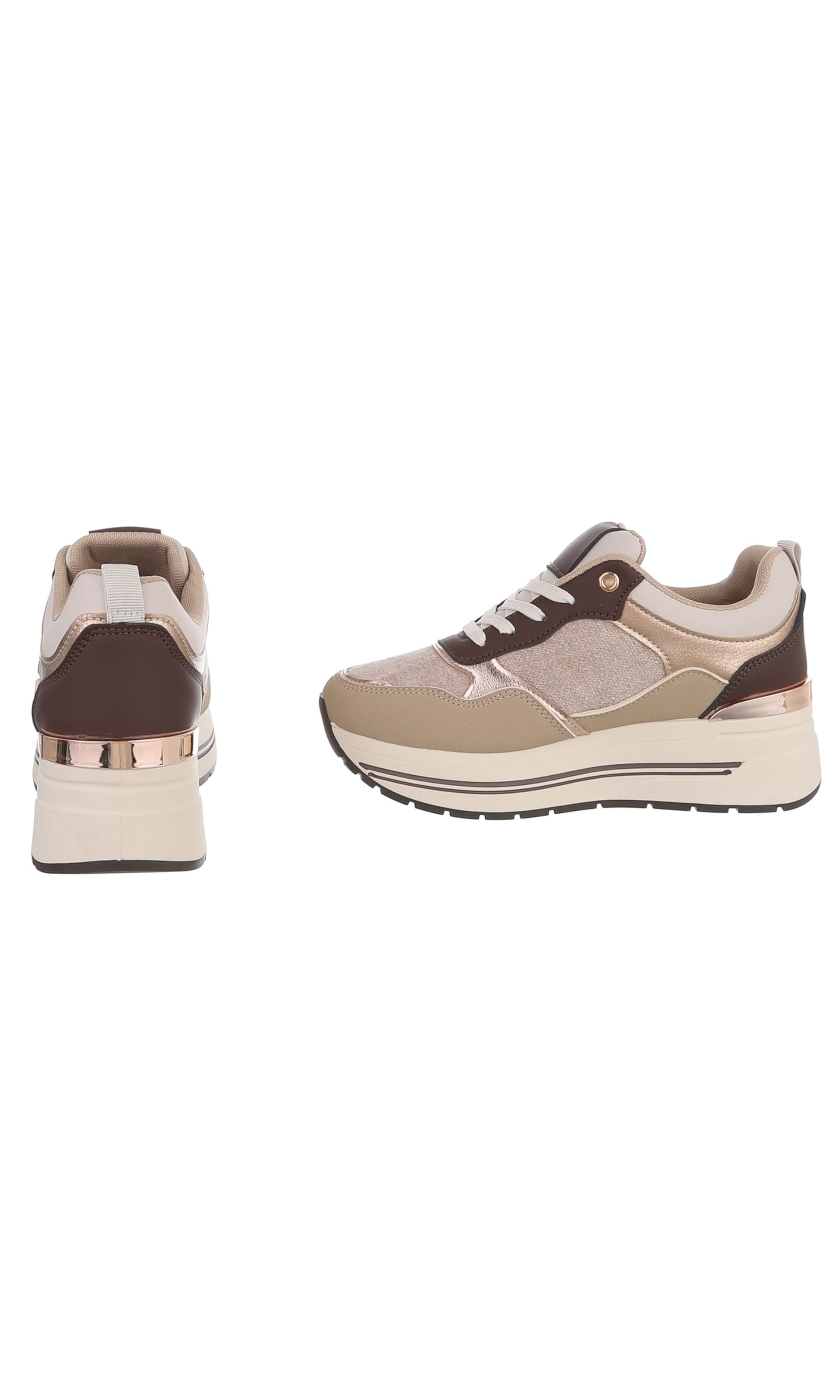 Ital-Design Sneaker in Beige