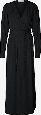 Robe 'Ludwika' SELECTED FEMME en noir : devant