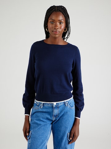 VERO MODA Sweater 'ALMA' in Blue: front