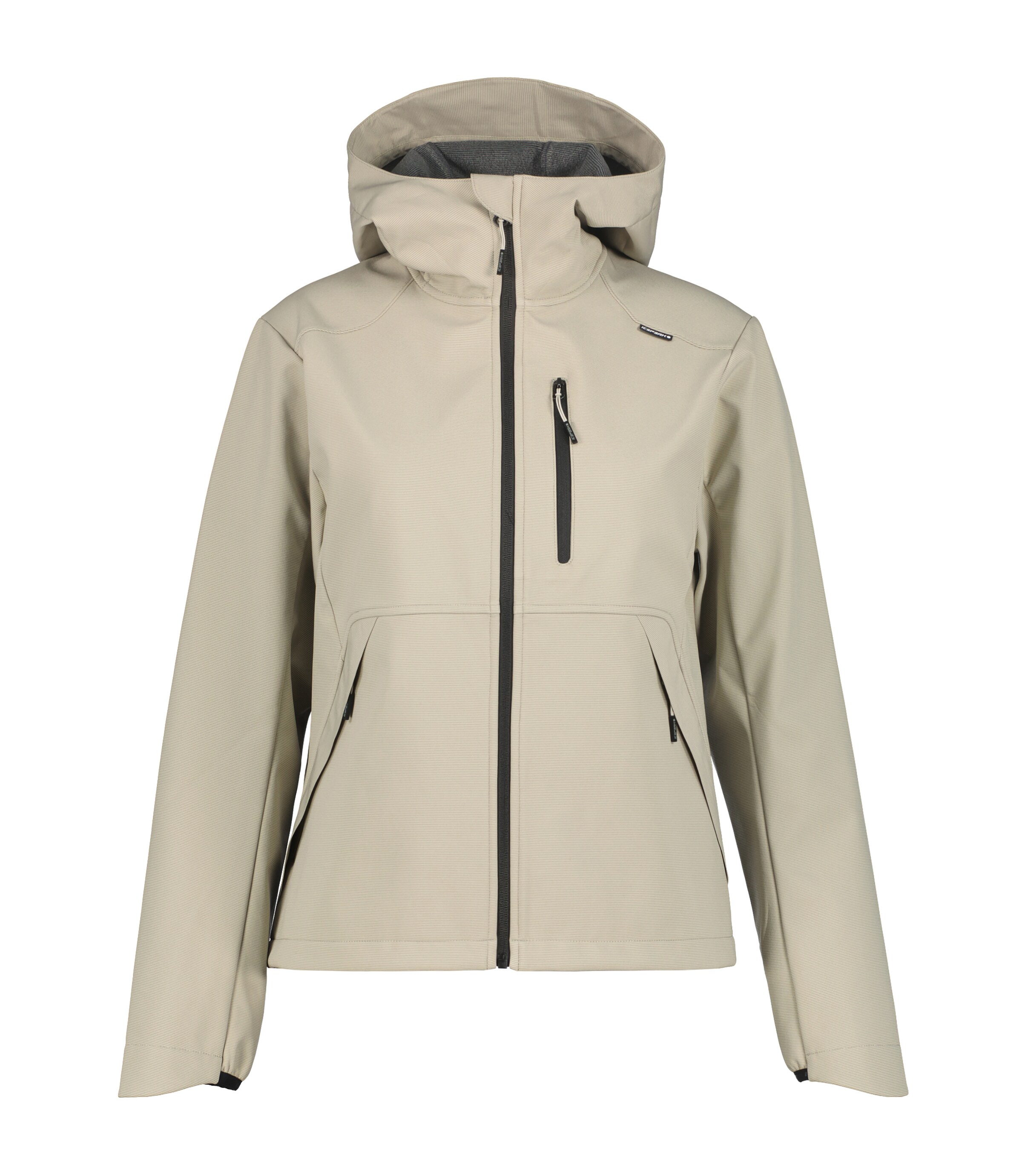 ICEPEAK Between-Season Jacket in Beige: front