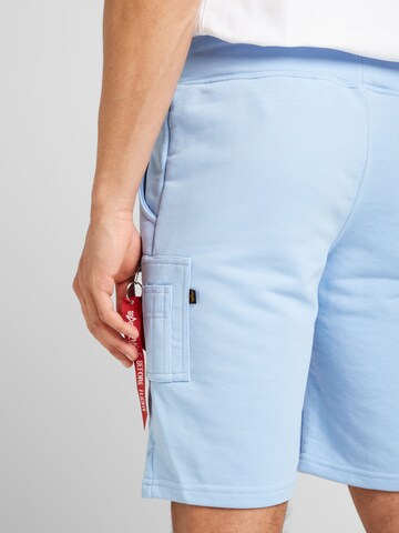 Regular Pantalon 'X-Fit' ALPHA INDUSTRIES en bleu