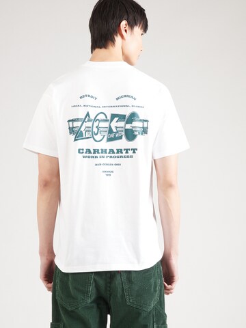 Carhartt WIP - Camisa 'Runaway' em branco: frente