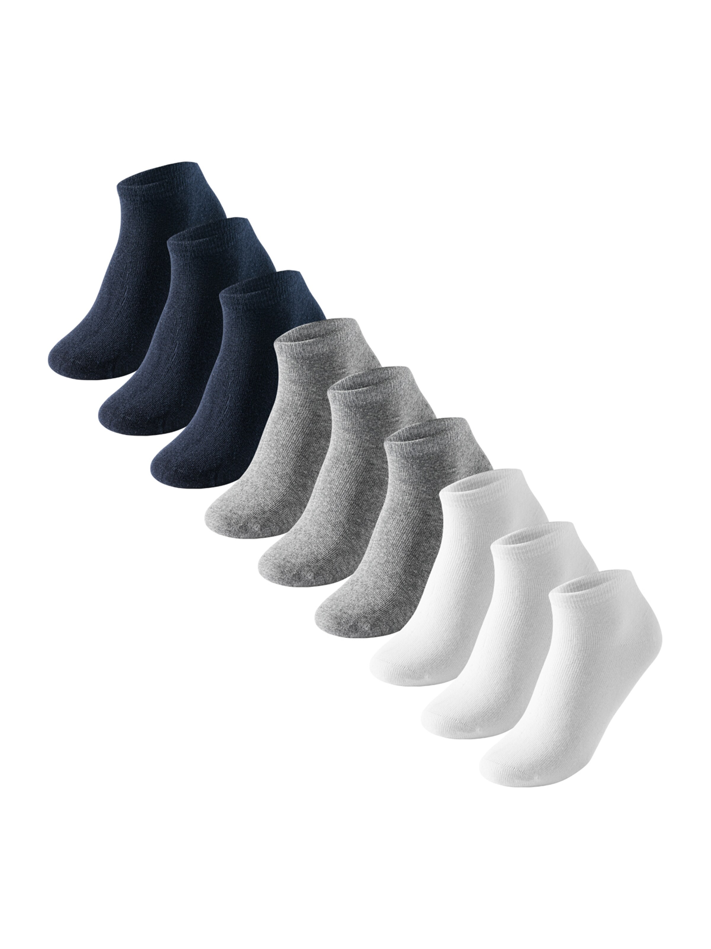 uncover by SCHIESSER Ankle Socks in Grey: front