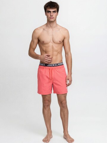 Shorts de bain JACK & JONES en orange : devant
