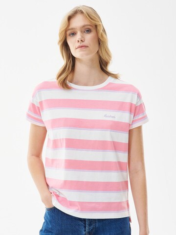 Barbour T-Shirt 'Acanthus' in Pink: predná strana