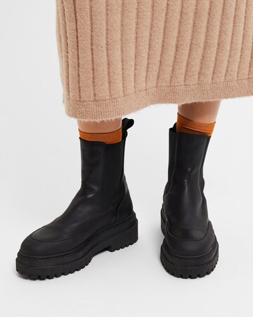 SELECTED Chelsea Boots 'Asta' in Black