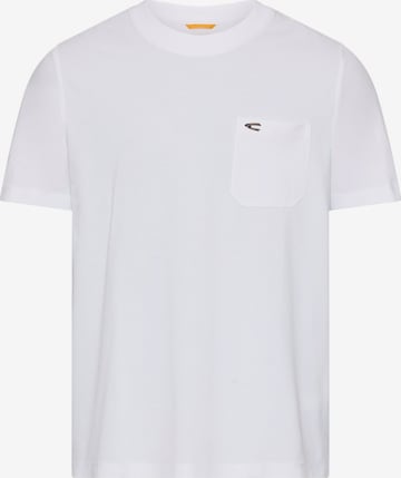 CAMEL ACTIVE T-Shirt mit Brusttasche in Weiß: Vorderseite
