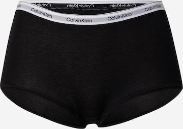 juoda Calvin Klein Underwear Kelnaitės paaukštintu liemeniu: priekis