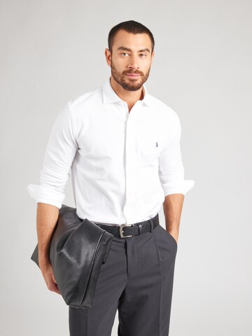 Regular fit Camicia di Polo Ralph Lauren in bianco: frontale
