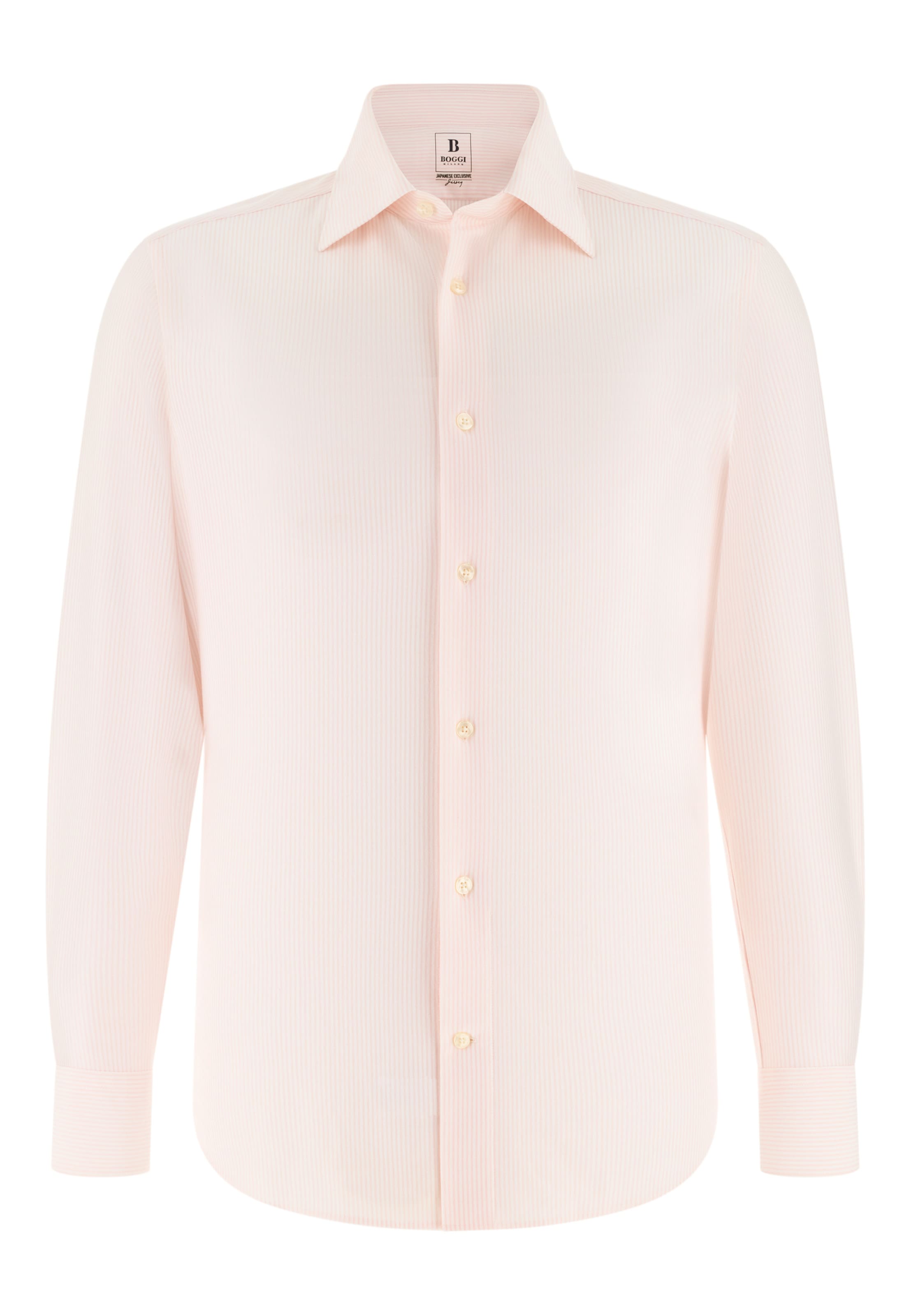 Coupe regular Chemise Boggi Milano en rose : devant