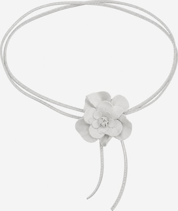 COLLEZIONE ALESSANDRO Belt 'Blüte' in Grey: front