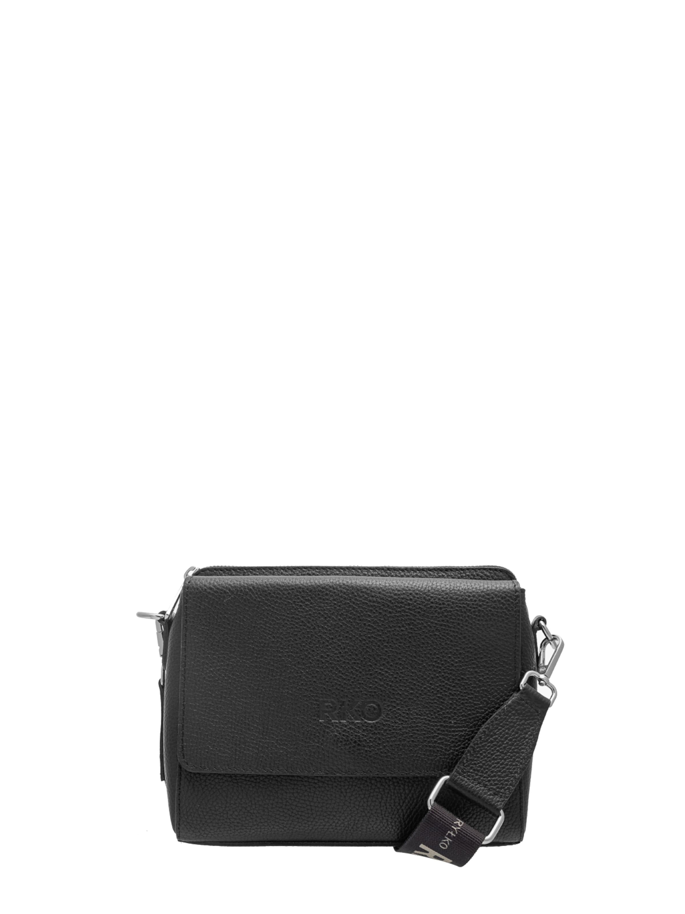 RYŁKO Torba za čez ramo | črna barva: sprednja stran