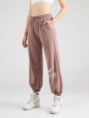 Effilé Pantalon 'AIR' Nike Sportswear en violet : devant