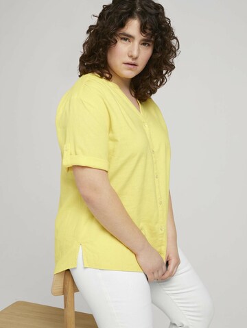 Tom Tailor Women + Blouse in Yellow