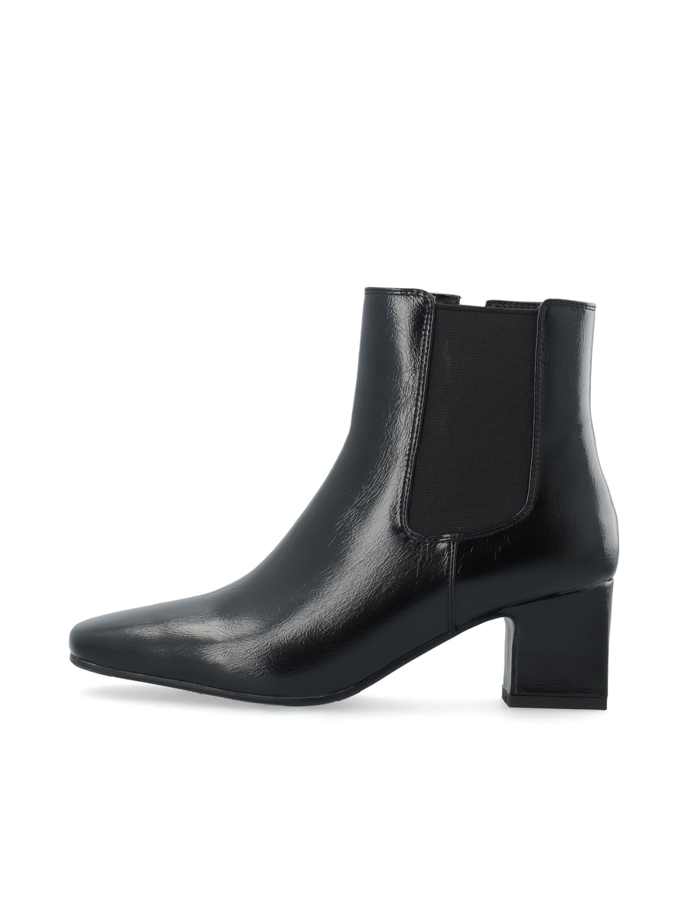 Boots chelsea 'BETH ' di Bianco in nero: frontale