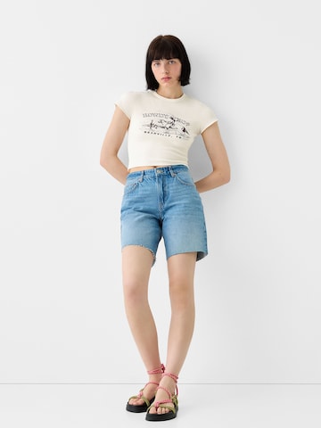 Maglietta di Bershka in beige