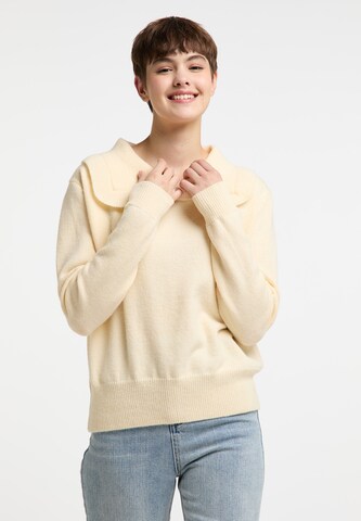 Pull-over 'Blonda' MYMO en jaune : devant