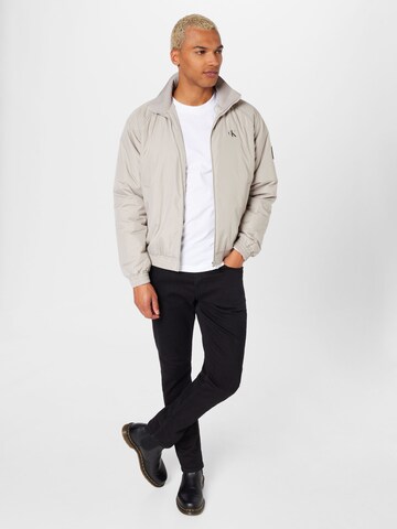 Calvin Klein Jeans Between-Season Jacket 'HARRINGTON' in Grey