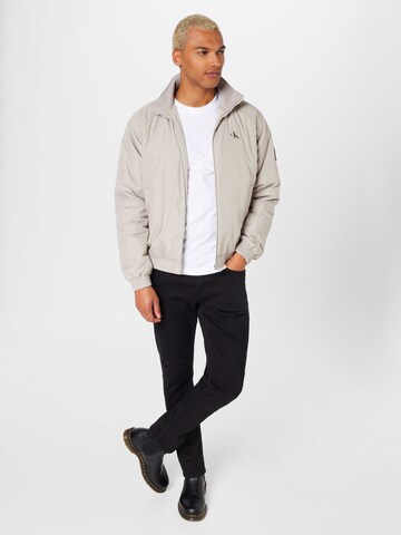 Calvin Klein Jeans - Chaqueta de entretiempo 'HARRINGTON' en gris