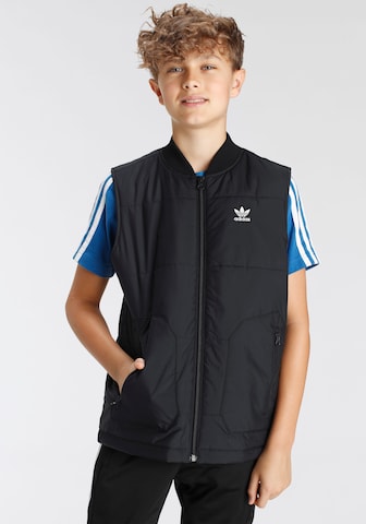 ADIDAS ORIGINALS Vest in Black: front