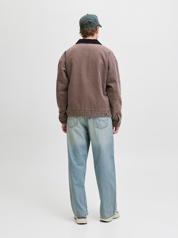 JACK & JONES Широка кройка Дънки 'JJIDave JJOriginal' в синьо