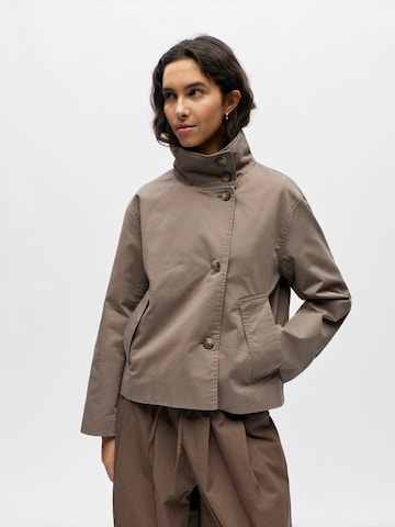 OBJECT Átmeneti dzseki 'OBJGro' - barna: elől