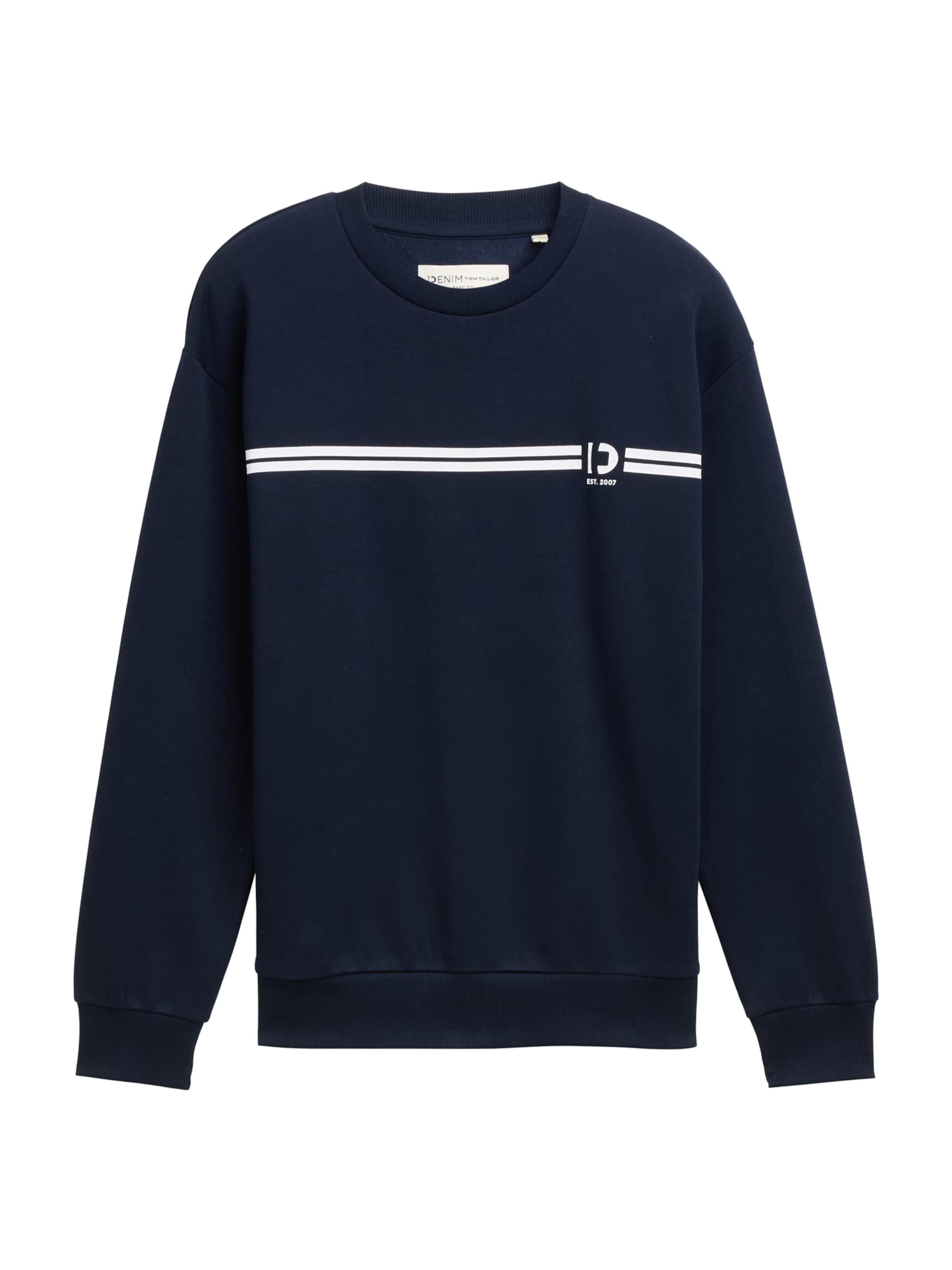 TOM TAILOR DENIM - Sudadera en azul: frente