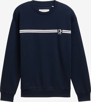 TOM TAILOR DENIM Свитшот в Синий: спереди