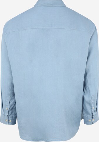 mėlyna Jack & Jones Plus Standartinis modelis Marškiniai
