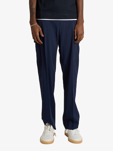 Loosefit Pantalon cargo SSEINSE en bleu : devant