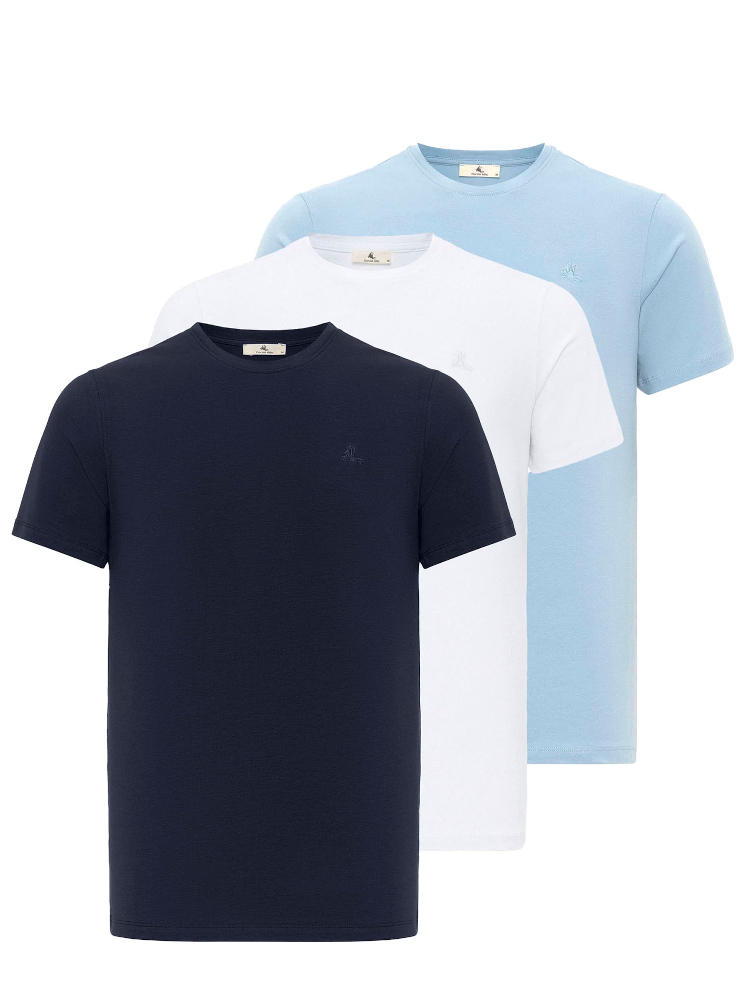 Daniel Hills Tričko – modrá: přední strana