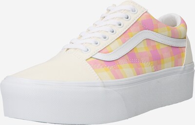 VANS Sneaker in gelb / hellorange / pink / weiß / eierschale, Produktansicht