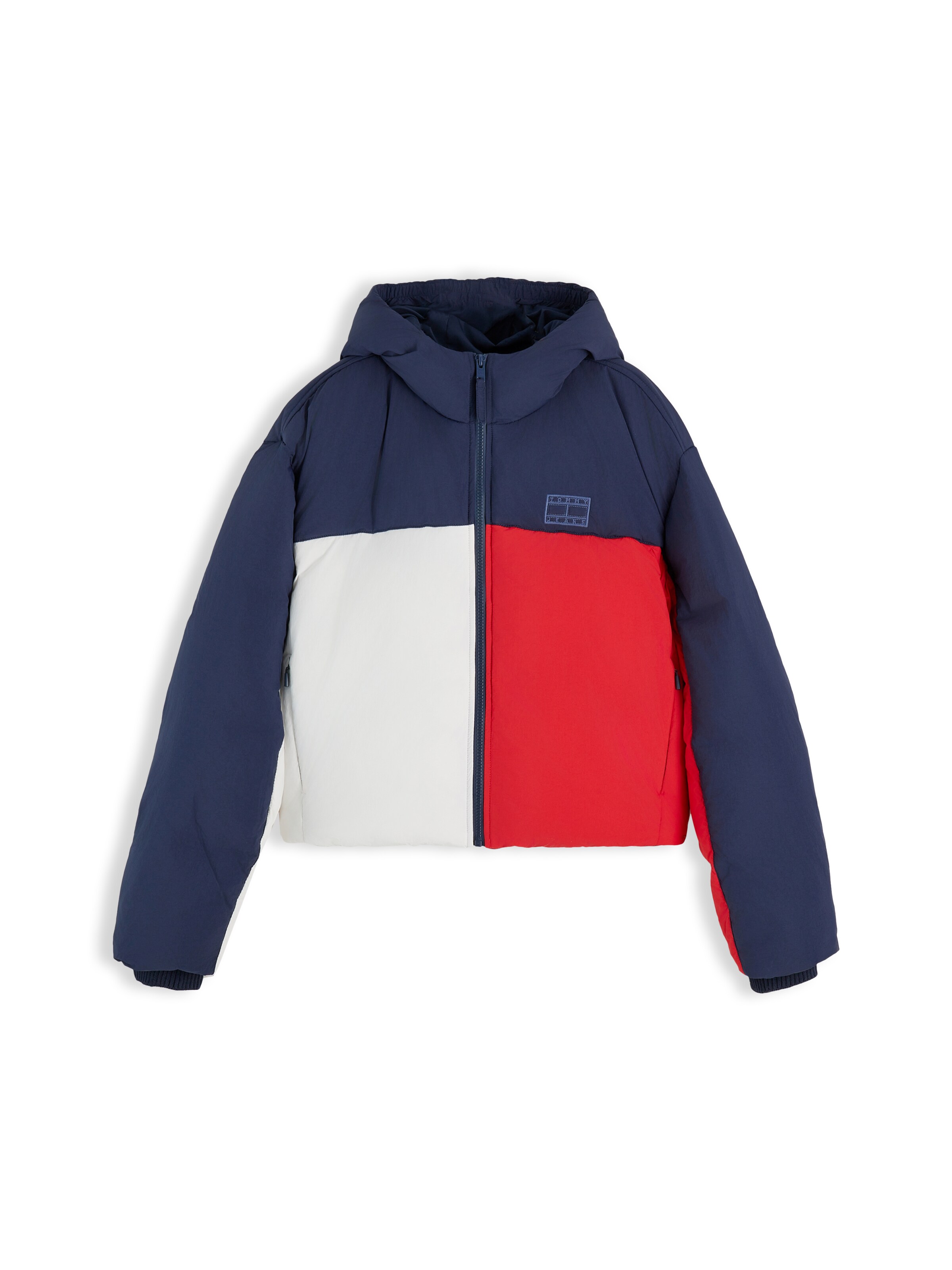 Tommy Jeans Χειμερινό μπουφάν σε μπλε: μπροστά