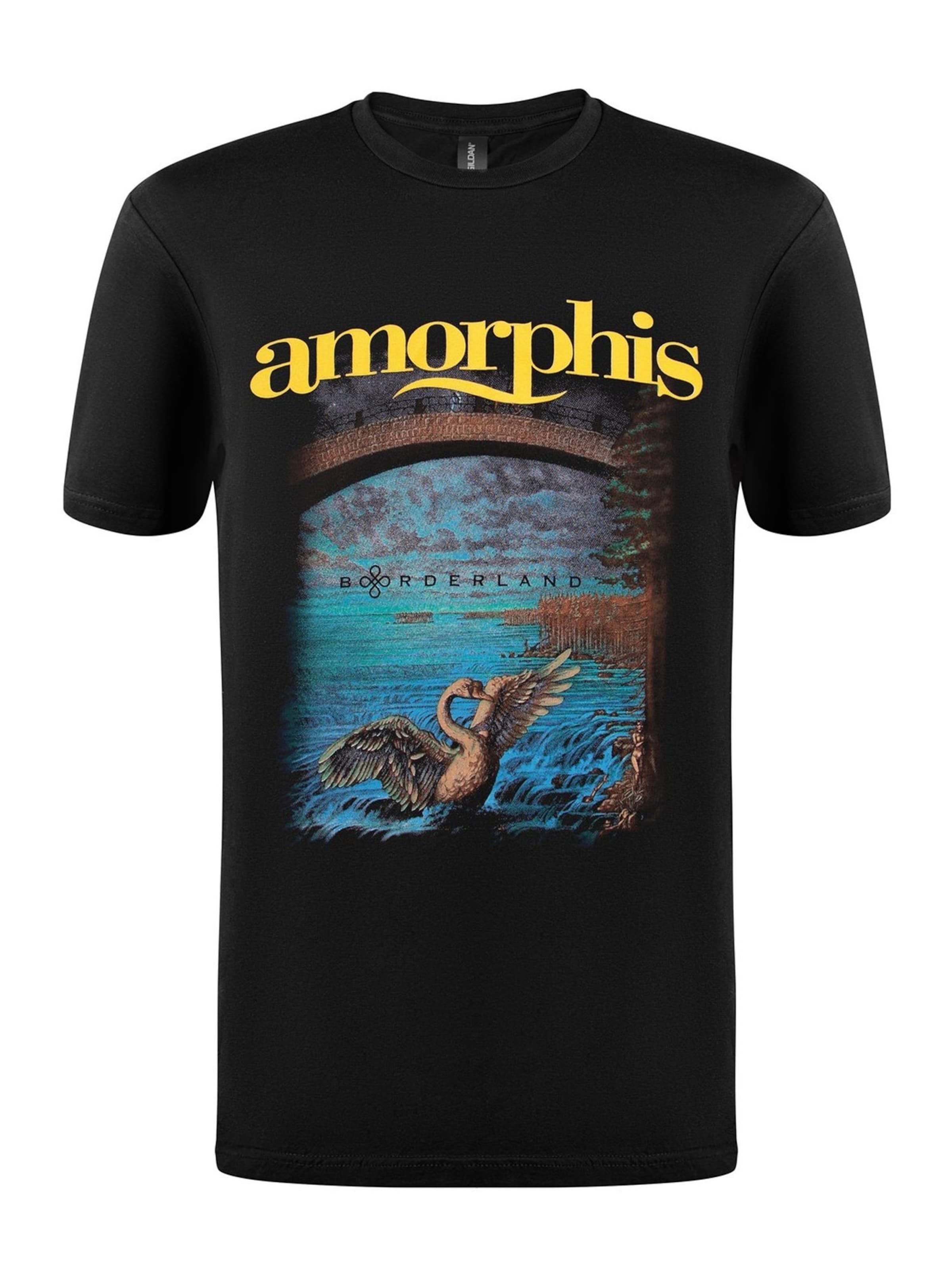 Amorphis Shirt 'Amorphis Borderland T-Shirt'‌‌‌‌‌‌ in Schwarz: Vorderseite