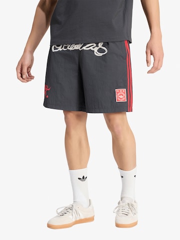 Regular Pantalon ADIDAS en noir : devant
