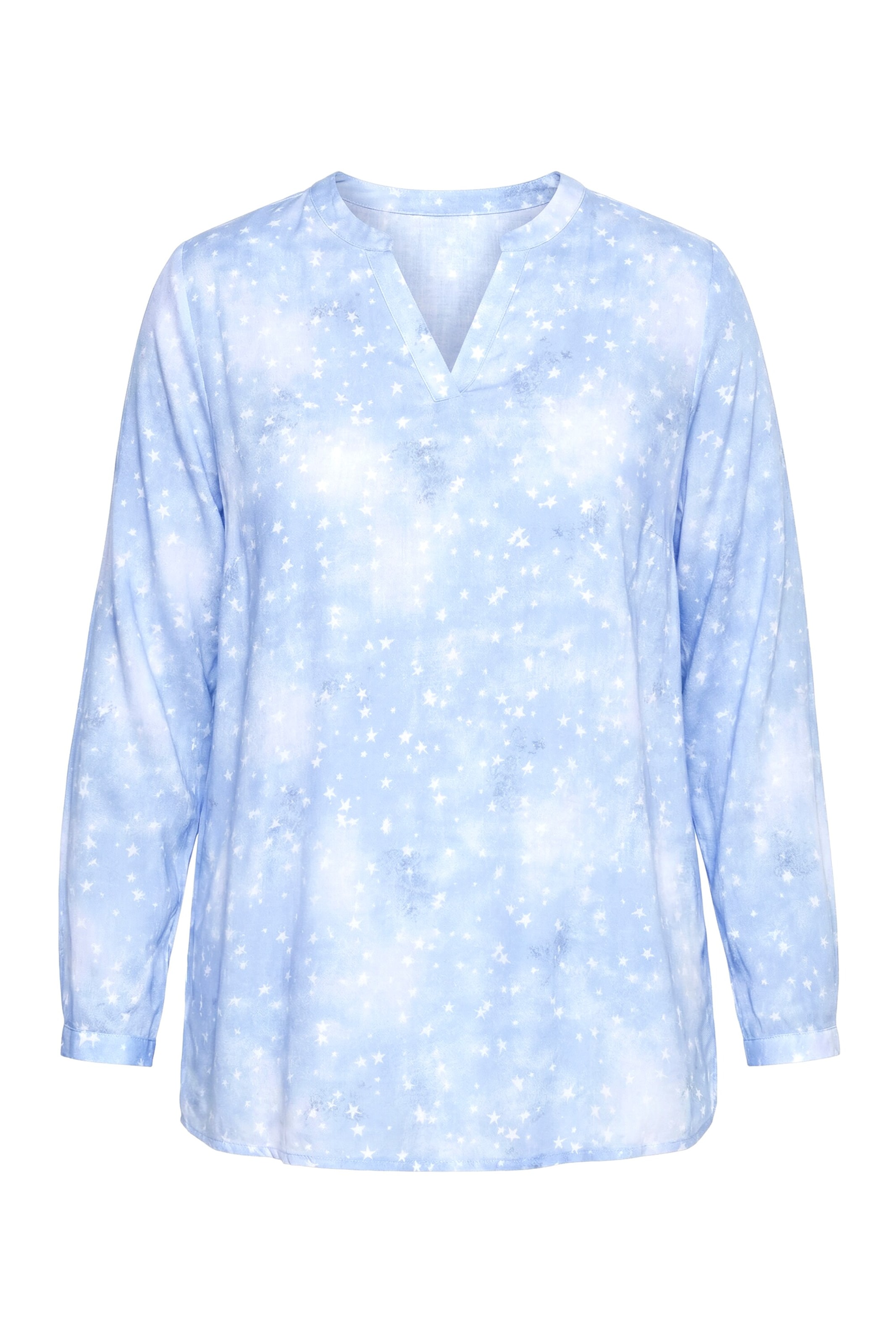 Angel of Style Bluse in Blau: Vorderseite
