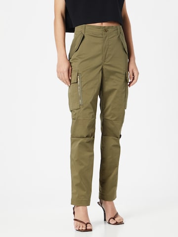 Regular Pantalon cargo 'NIDELIO' Lauren Ralph Lauren en vert : devant