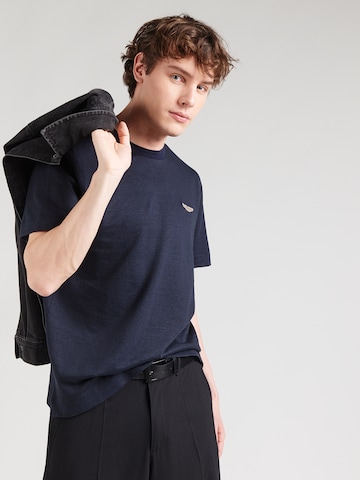 BOSS Tričko 'C-Taut 248_AM' - Modrá: predná strana