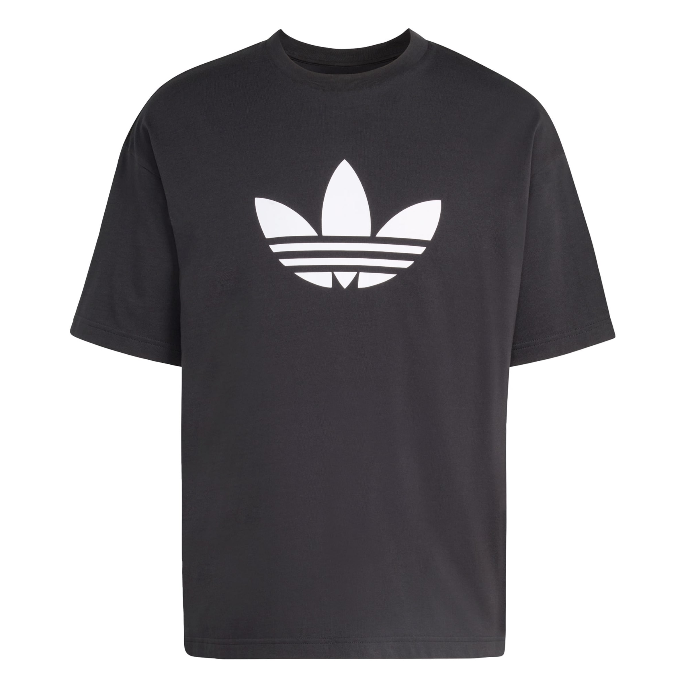 ADIDAS ORIGINALS Shirt 'Adicolor Trefoil' in Black / White, Item view