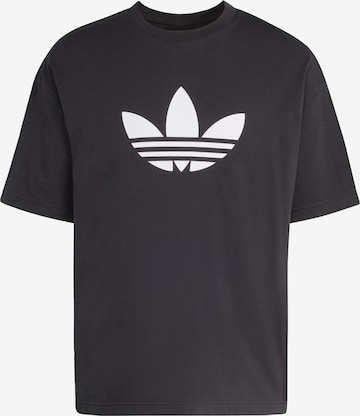 ADIDAS ORIGINALS Shirt 'Adicolor Trefoil' in Black: front