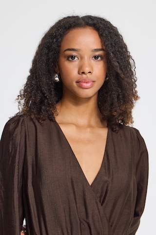 ICHI Dress 'IHEYDIS' in Brown